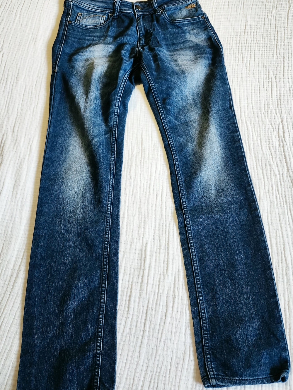 Flying Machine Men’s Dark Blue Washed Skinny Jackson Jeans